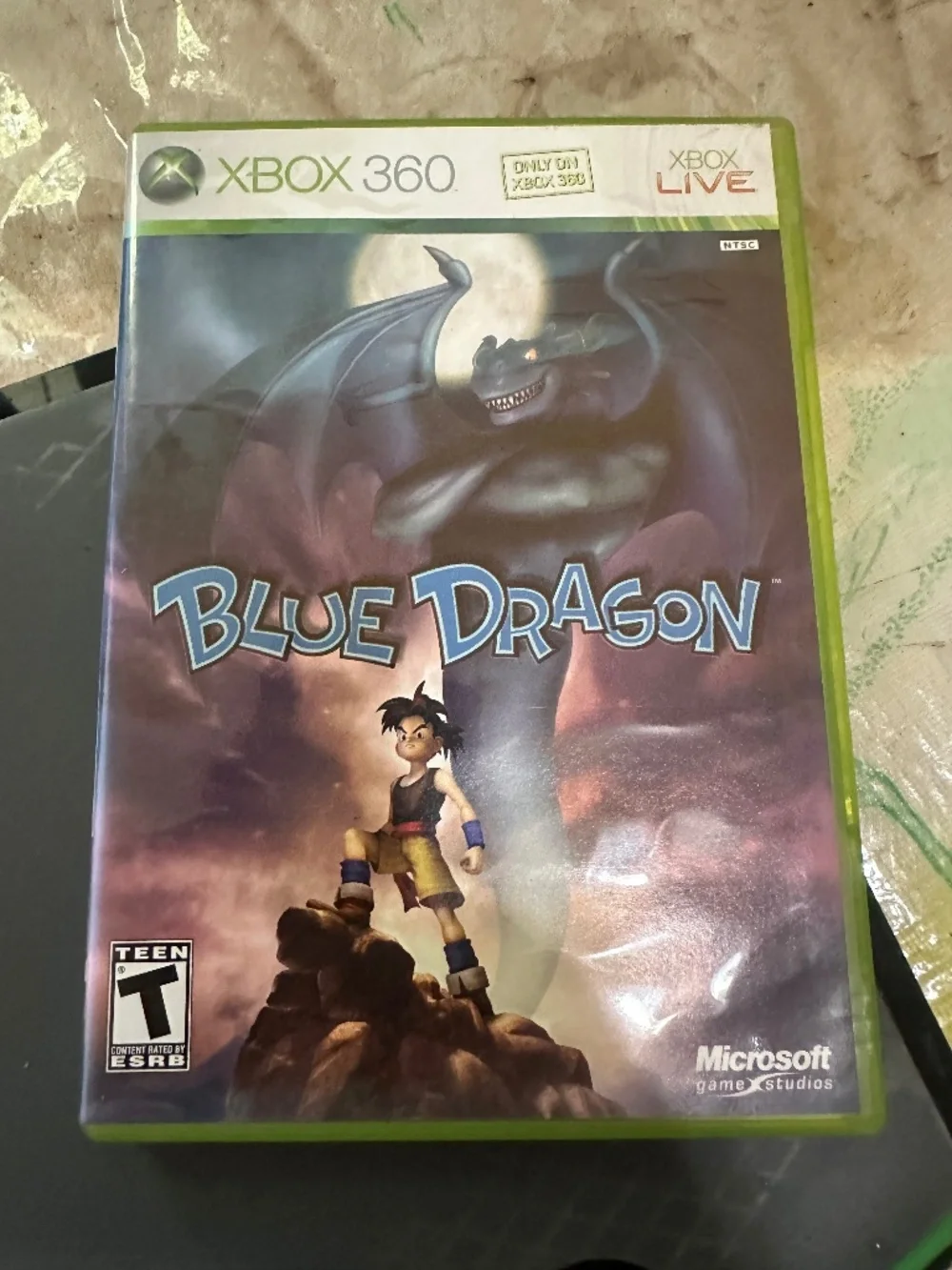 Blue Dragon Microsoft Xbox 360 2007 CIB Complete w Manual 3 Discs 2 Brochures